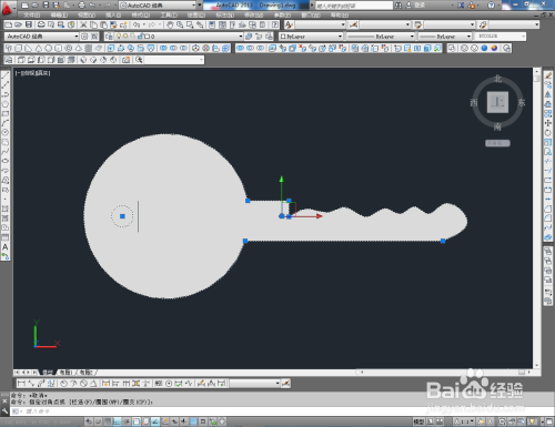 CAD钥匙图案制作教程