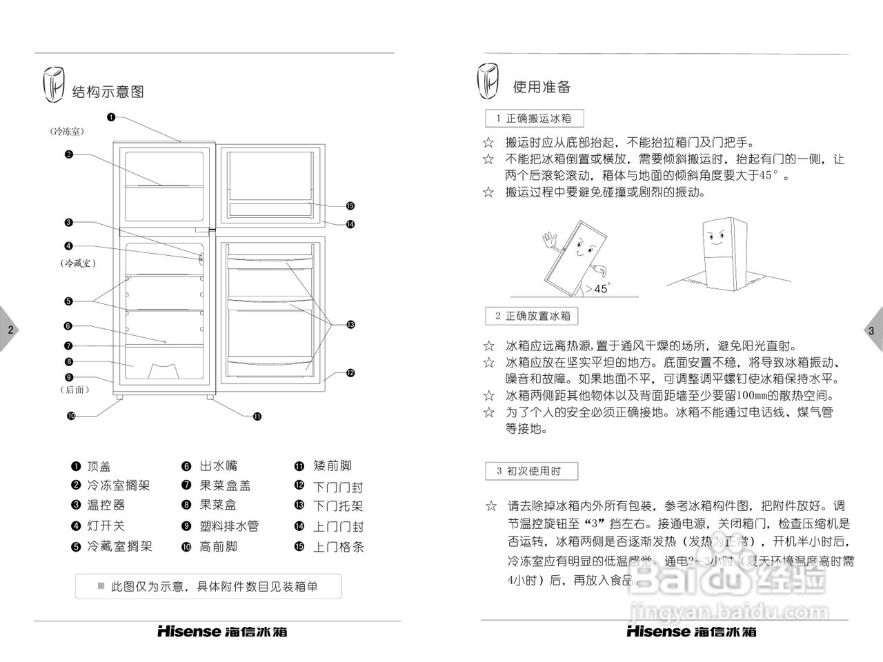 海信BCD-108A冰箱使用说明书