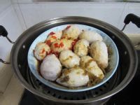 双椒芋艿的做法