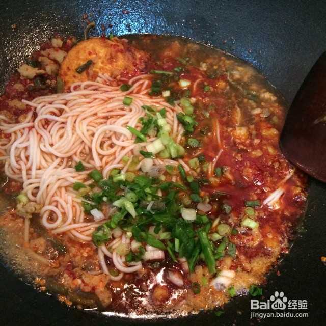 酸豆角米粉的做法