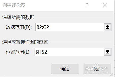 如何使用Excel创建迷你折线图?