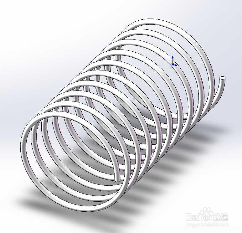 SolidWorks如何用螺纹线画弹簧