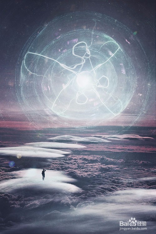 PS教程,逼真云端特效打造教学。