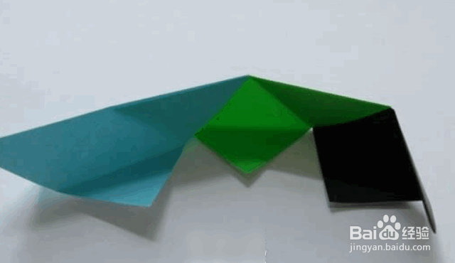 三角形收纳盒的简单折法
