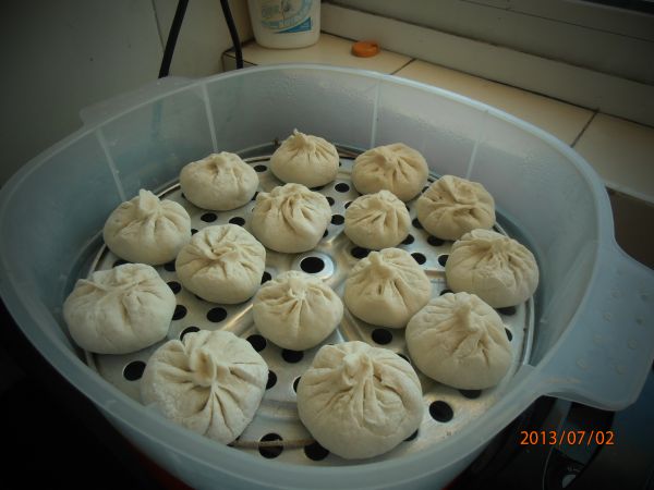 豆角猪肉馅包子