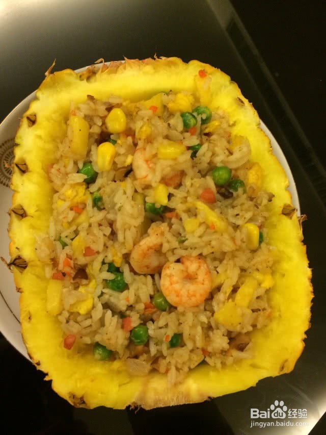 菠萝炒饭的做法