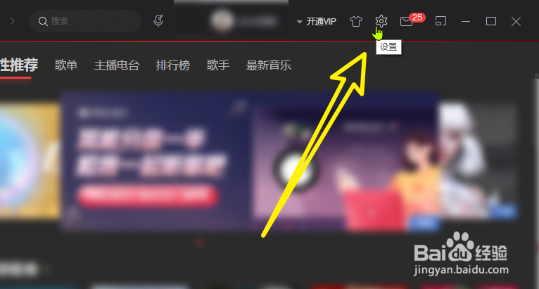 网易云音乐怎么开启软件内歌词栏功能