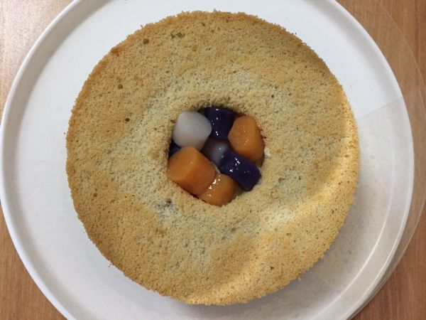 芋圆爆浆奶茶蛋糕