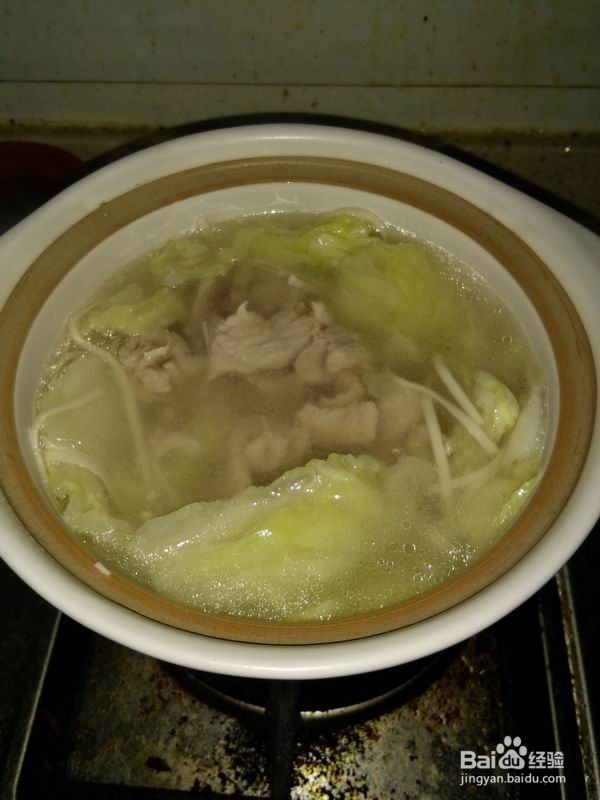 芝香砂锅白菜汆汤面