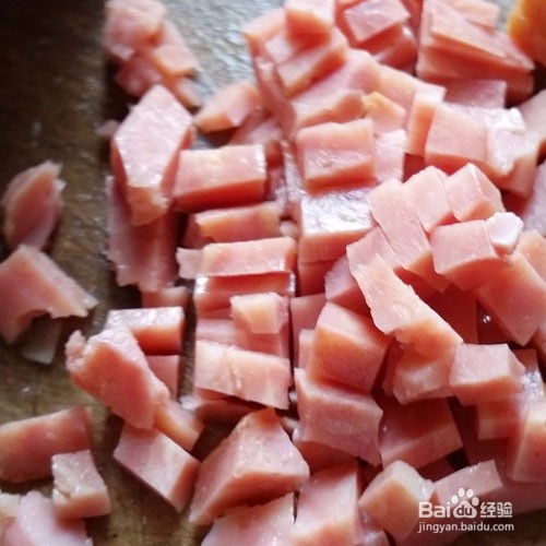 土豆火腿肉饭的做法