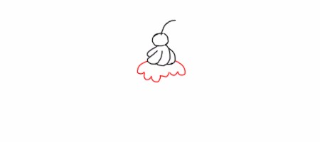怎么画奶油泡芙甜点