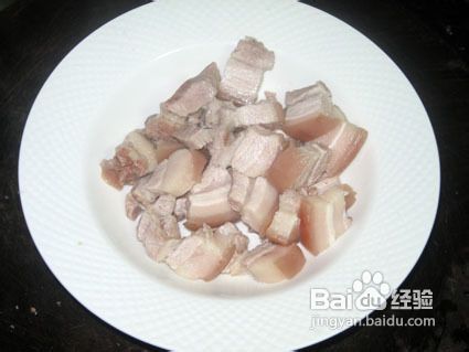 五花肉炒干笋片