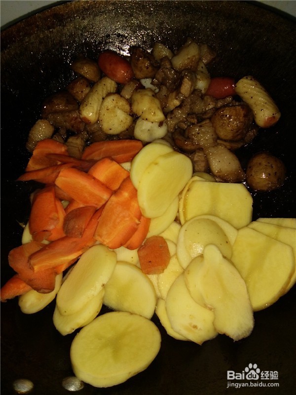 干锅菜——杂蔬五花肉