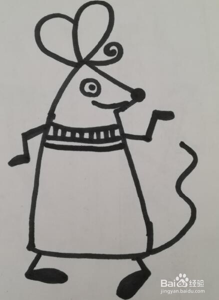 小老鼠的画法 小老鼠 的简笔画