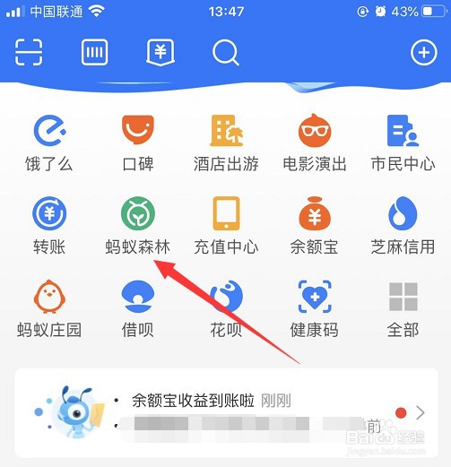 支付宝蚂蚁森林中树上的标签怎么取下来