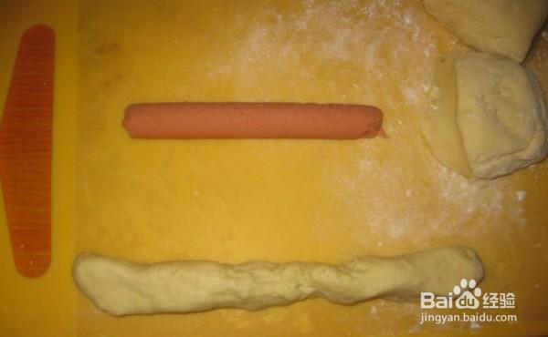 跟着学美味的芝士火腿肠面包