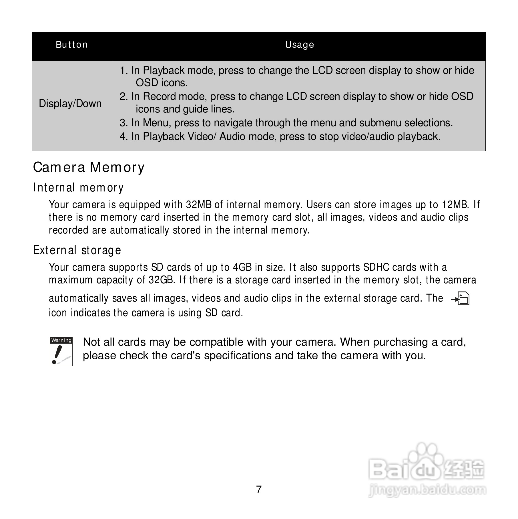 爱克发Compact 102数码相机使用说明书:[2]