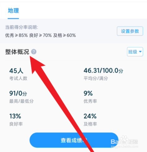好分数教师版在哪查看整体概况