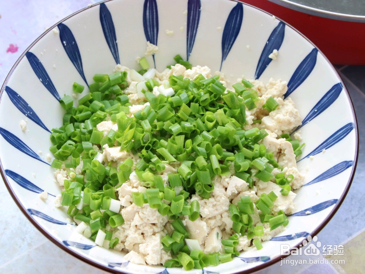 小葱拌豆腐的做法