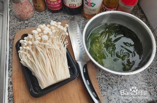 金针菇拌海带怎么做