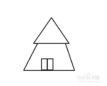 简笔画-老式房子的简笔画如何画