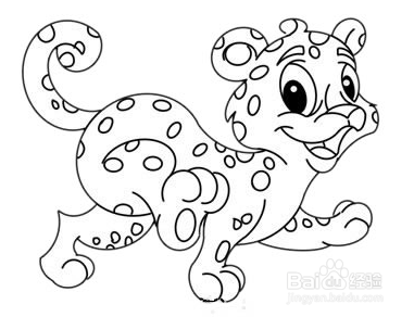 如何画金钱豹？