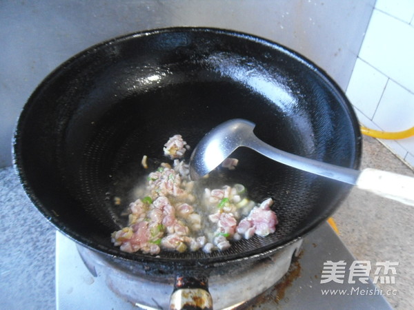 肉末煸炒四季豆