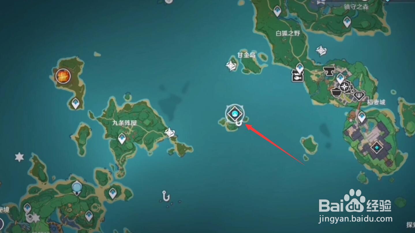 原神稻妻钓鱼点位置在哪