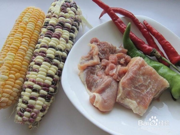 家常菜-羊肉炒玉米