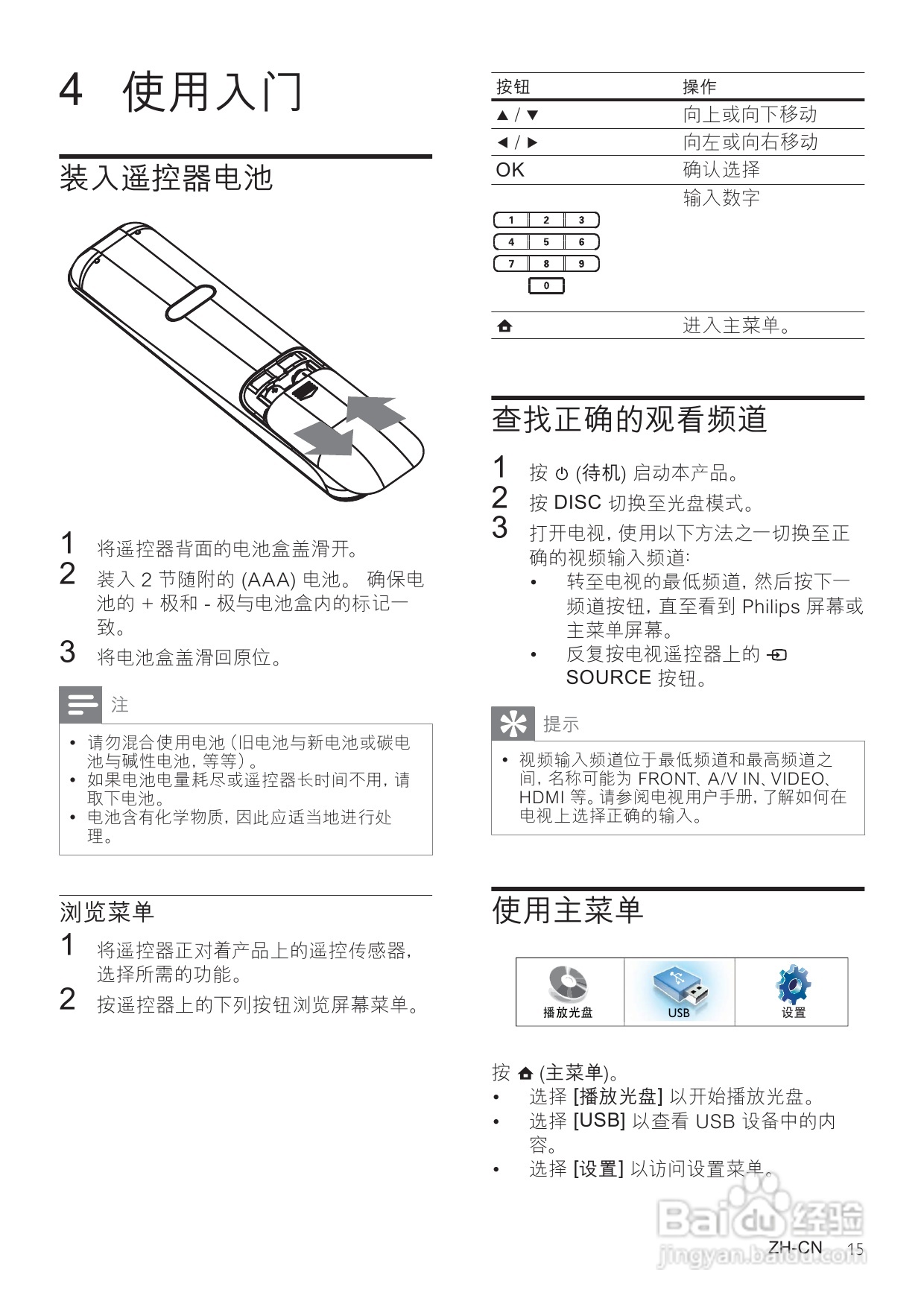 飞利浦HTS7540/93家庭影院使用说明书:[1]
