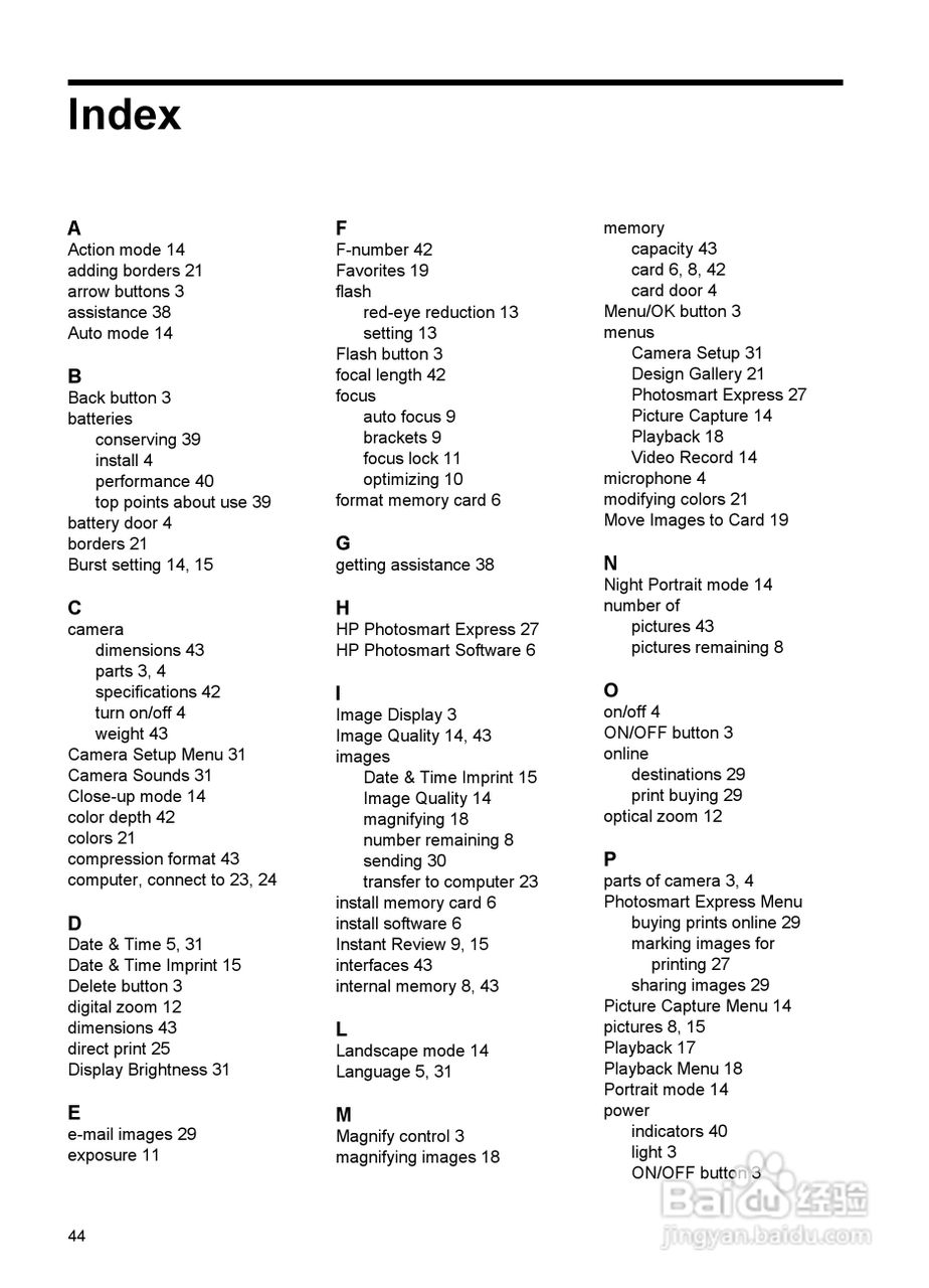 惠普Photosmart Mz67数码相机使用说明书:[5]