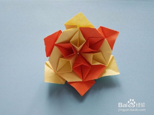 简单的折纸花束的做法 百度经验