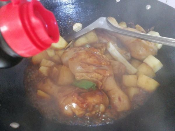 #美食视频挑战赛# #红烧鸡腿、土豆#