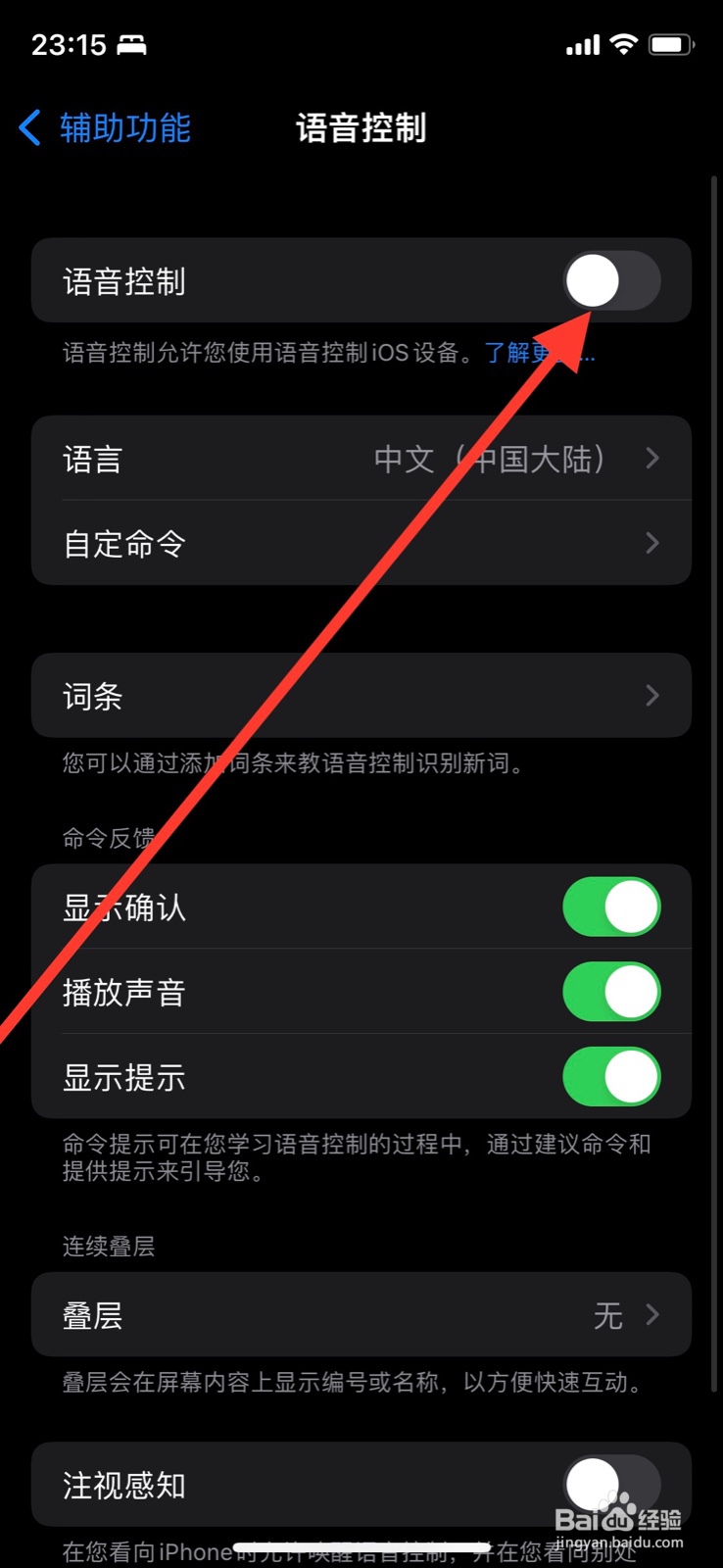 iPhone语音控制如何开启