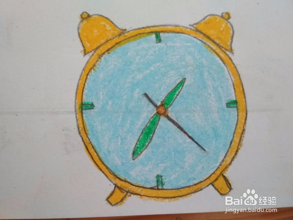 多妈简笔画生活用品一只小闹钟