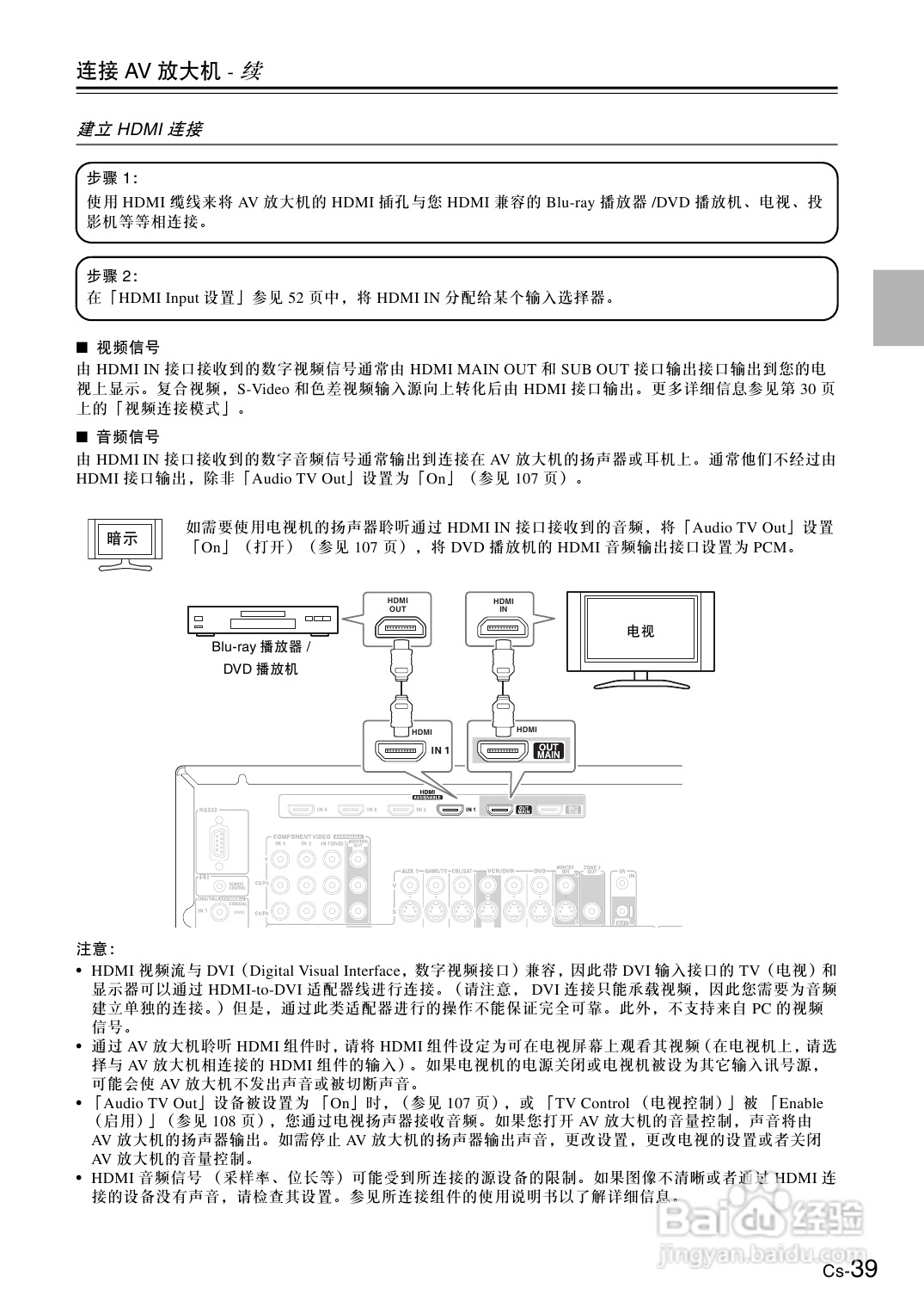 安桥AV放大机TX-NA906型使用说明书:[2]