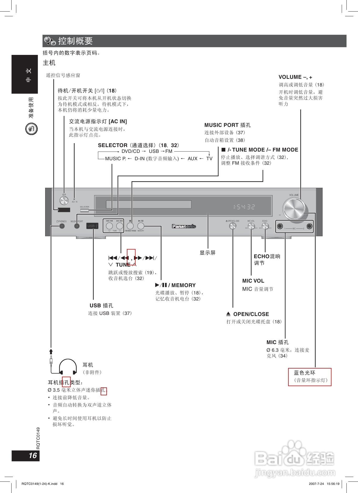 松下SC-HT889家庭影院使用说明书:[1]