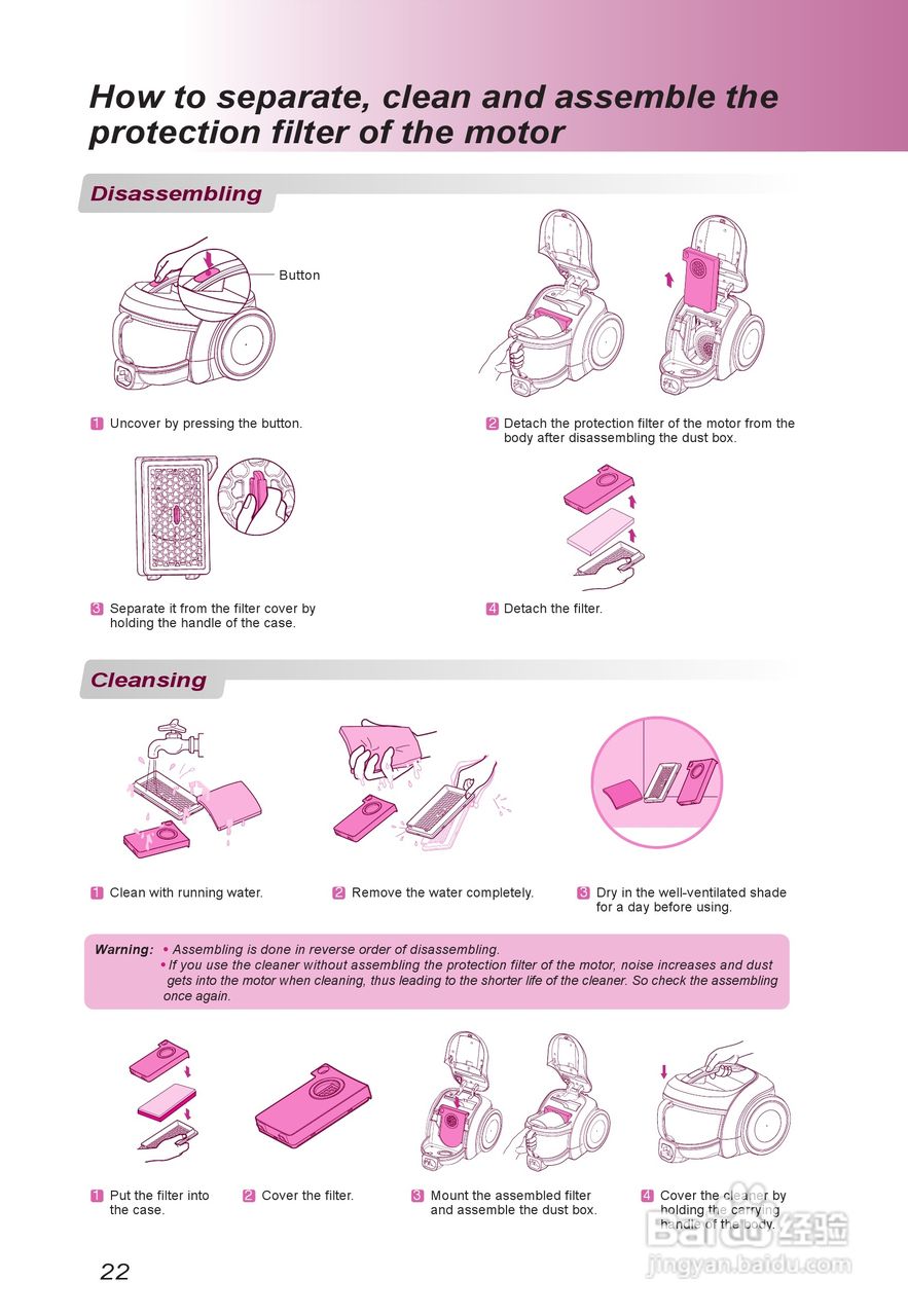 LG V-CE641HTG吸尘器说明书:[3]