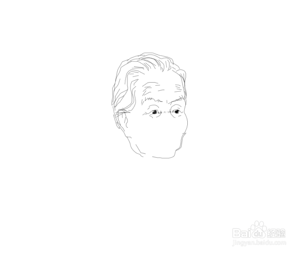 冰心的简笔画