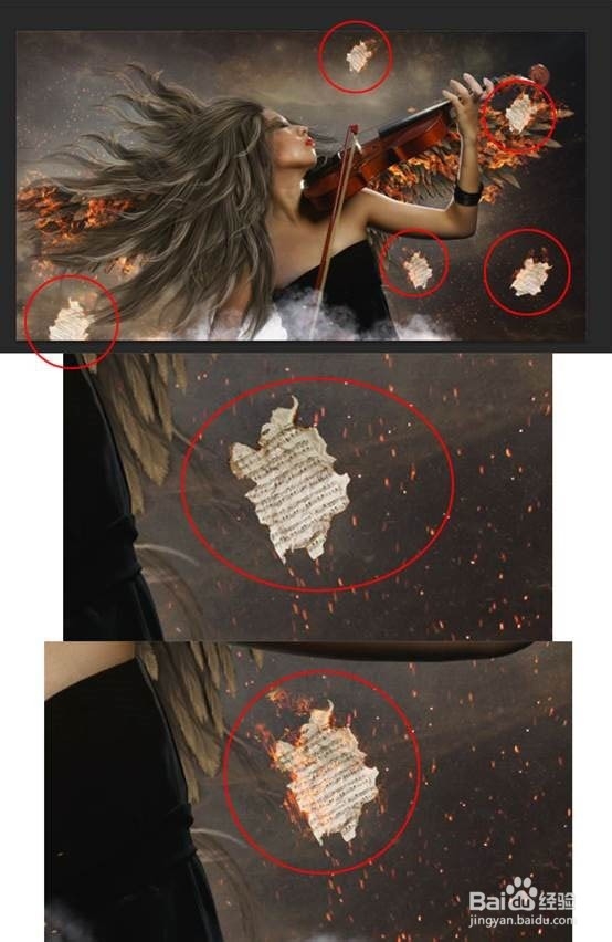 让小提琴绽放火焰光华 看PS神奇效果