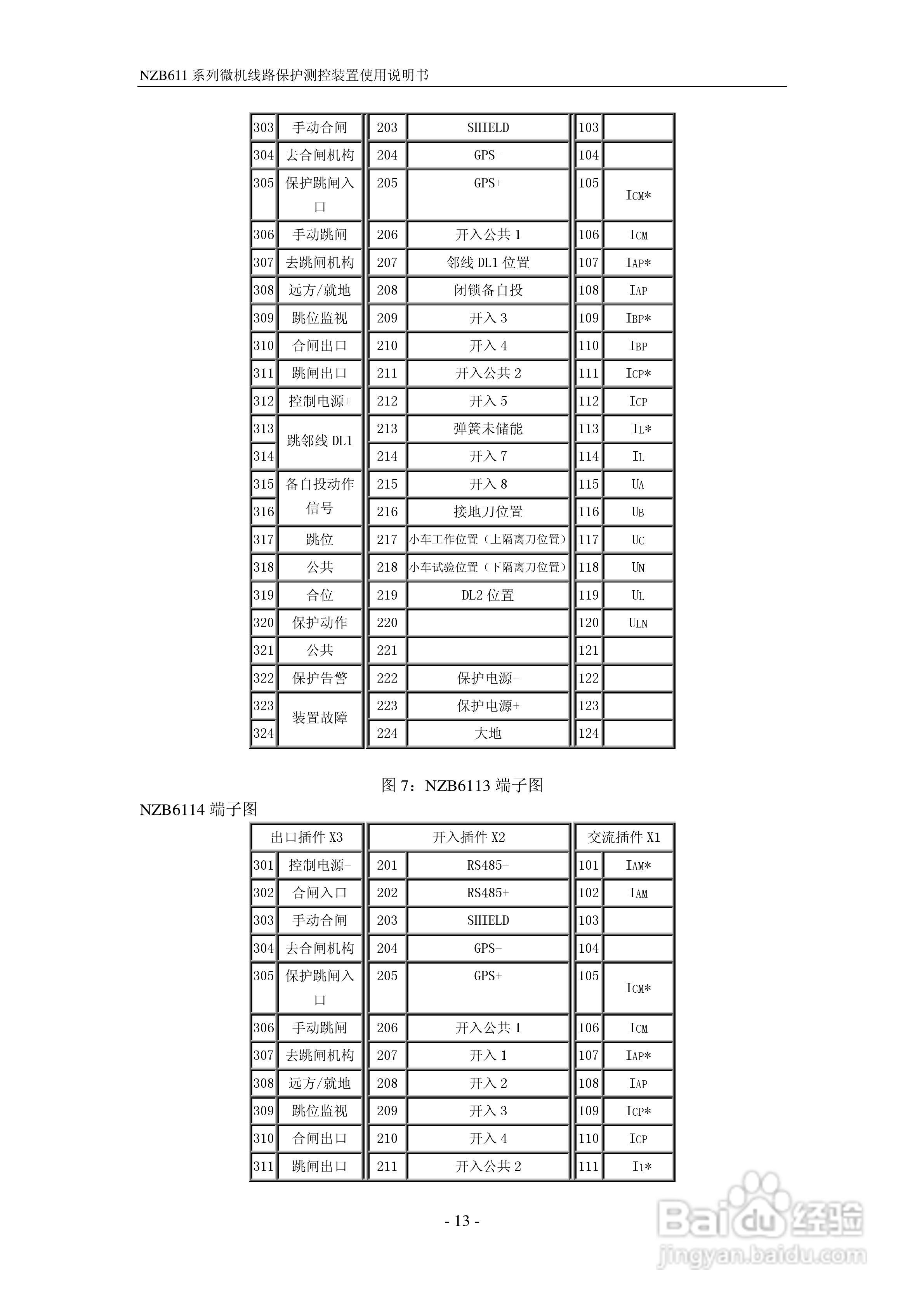 正泰NZB6114微机线路保护测控装置使用说明书:[2]
