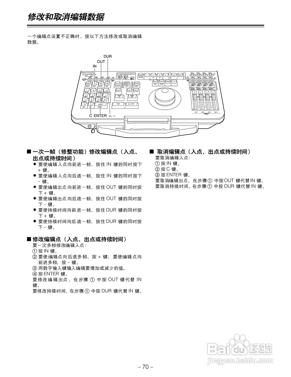 松下AJ-LT95MC数码摄像机说明书:[7]
