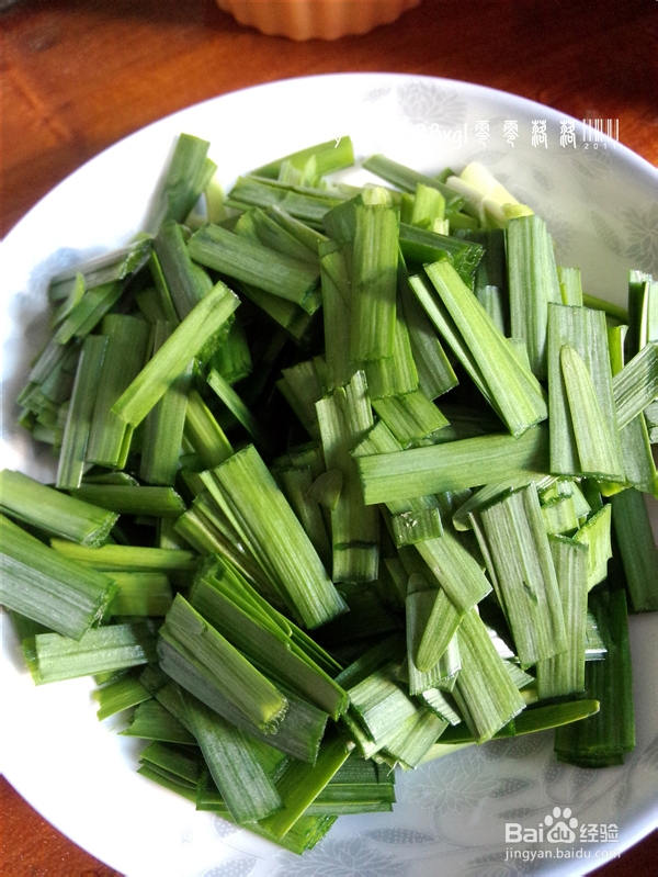 韭菜虾皮炒蚕豆