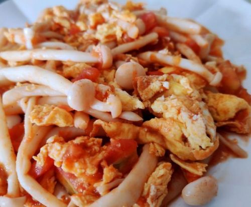 番茄小蘑菇炒蛋