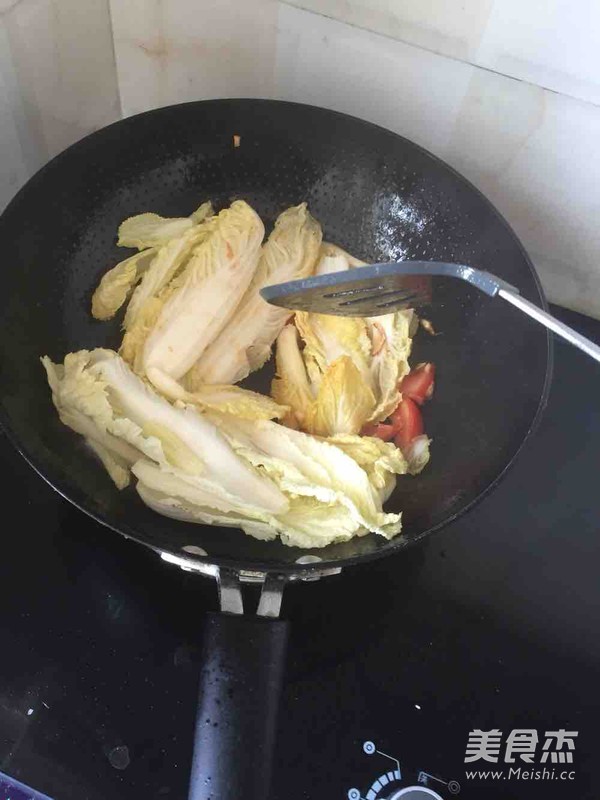 白菜粉丝焯肉丸