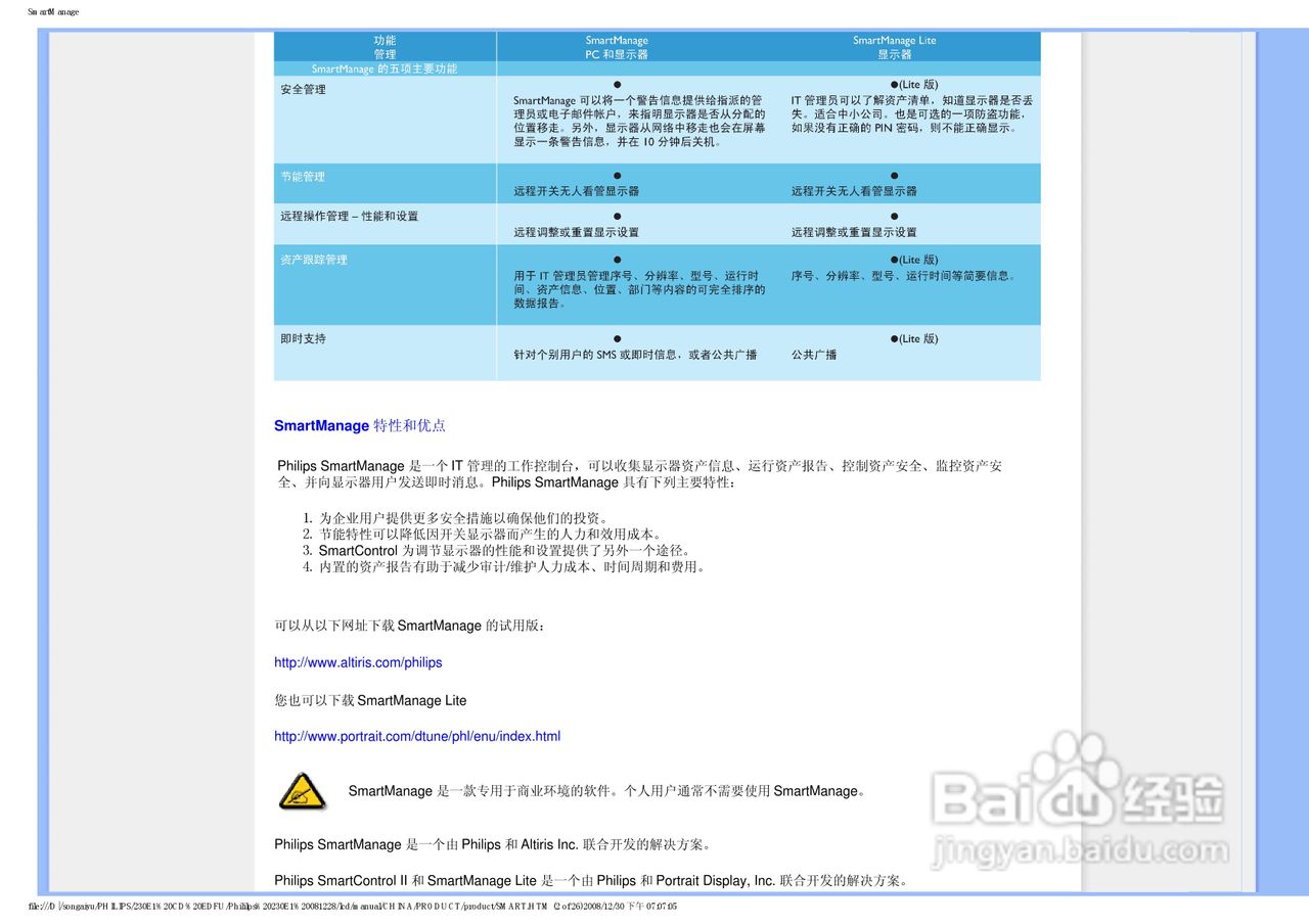 飞利浦230E1HSB/93液晶显示器使用说明书:[5]