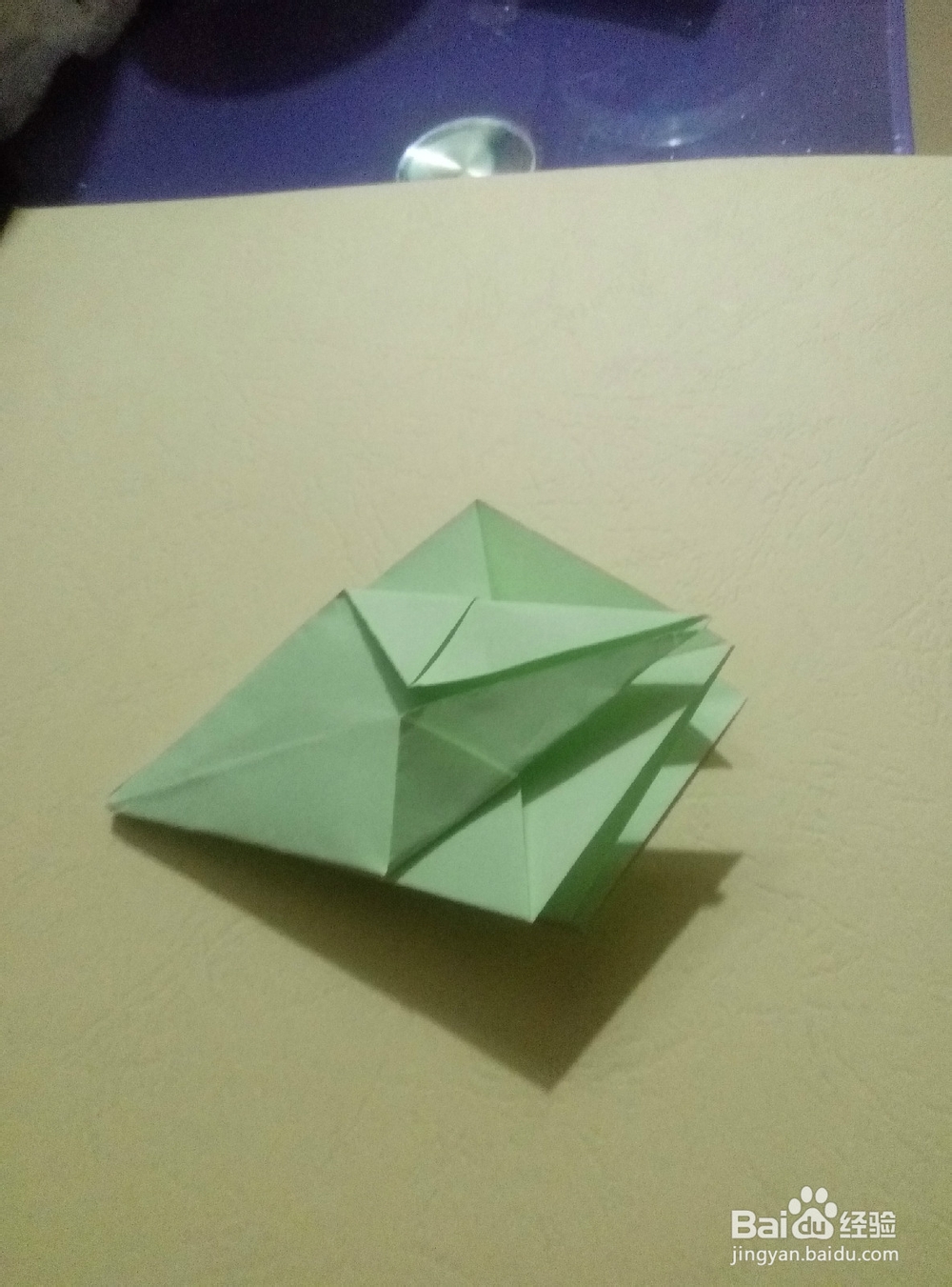 百合花折纸步骤