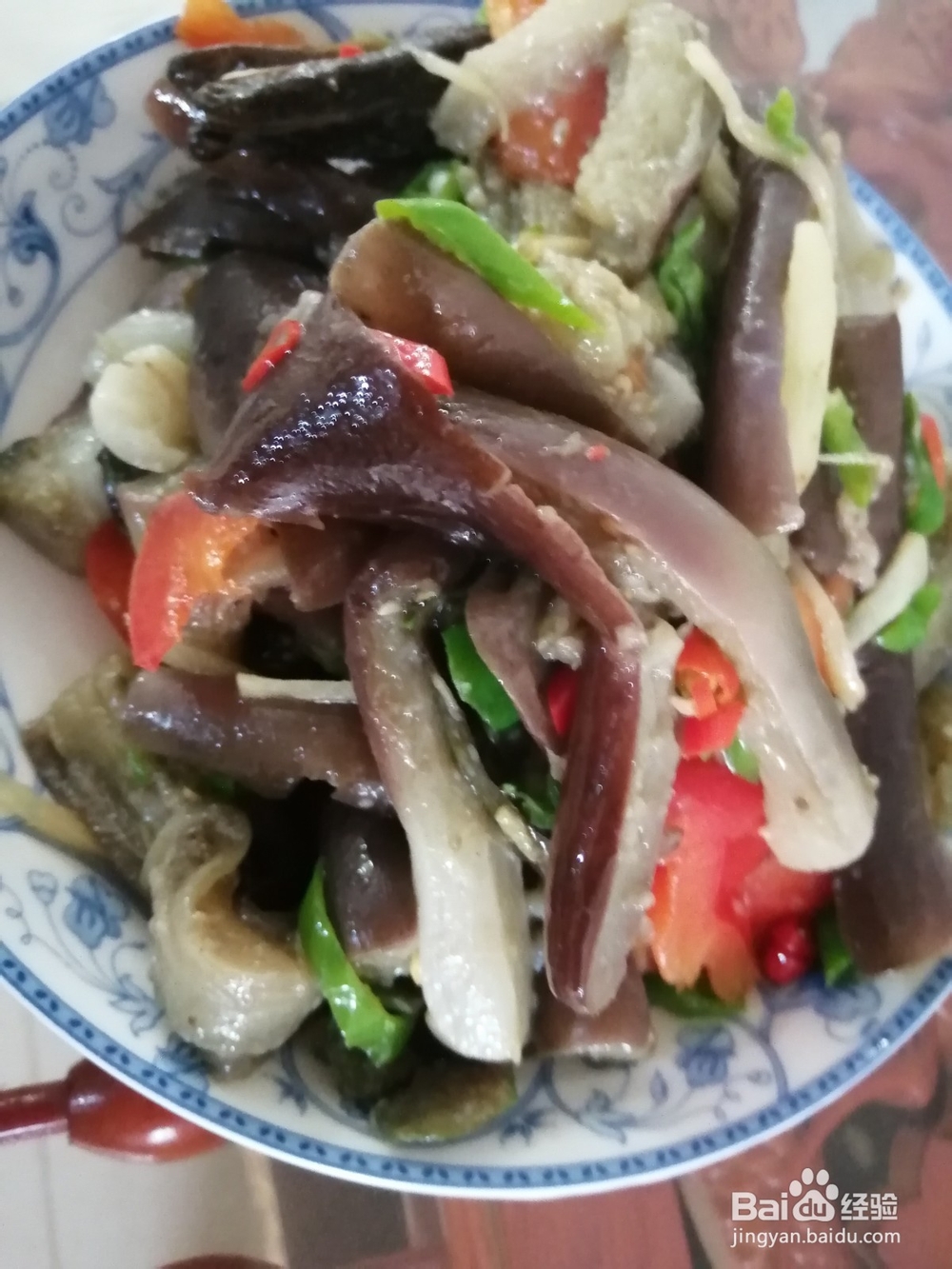 极味家常菜:双色椒素炒茄子