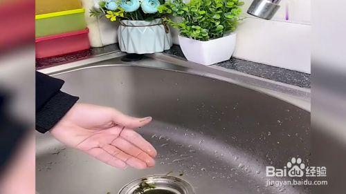 如何自制水槽沥水篮 百度经验