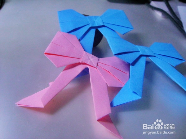 如何折蝴蝶结?